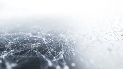 Technology sense white space background, incredible detail pluripotent cyberspace, future network banner design. generative AI