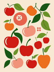 Fruits in abstraction: secrets of stylish decor and choosing a poster for your space