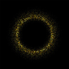 golden ratio falling gold particles. Eps 10
