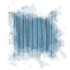Blue wooden splash texture background blank border empty template