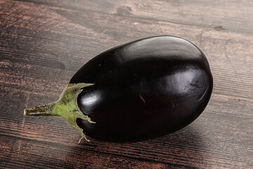 Ripe tasty natural organic eggplant