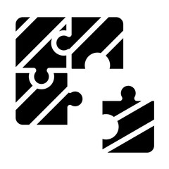 Puzzle Piece vector icon style