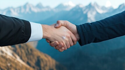 A climber shaking hand reaching the summit, capturing the intense moment of effort and success