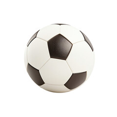 Fototapeta premium Classic soccer ball isolated on white background, perfect for sports-related designs. transparent background