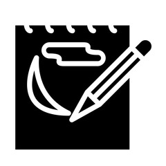 Sketching vector icon style