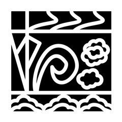 Impressionism vector icon style