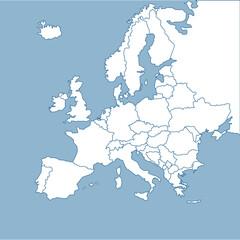 Infographie Carte Europe