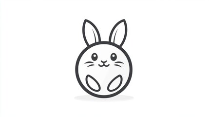 Obraz premium easter bunny with easter egg