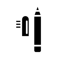 Eyebrow pencil vector icon style