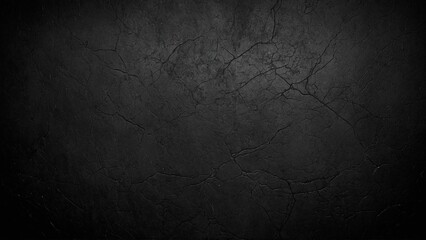 Black grunge texture cracked background
