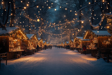 Le march&eacute; de no&euml;l