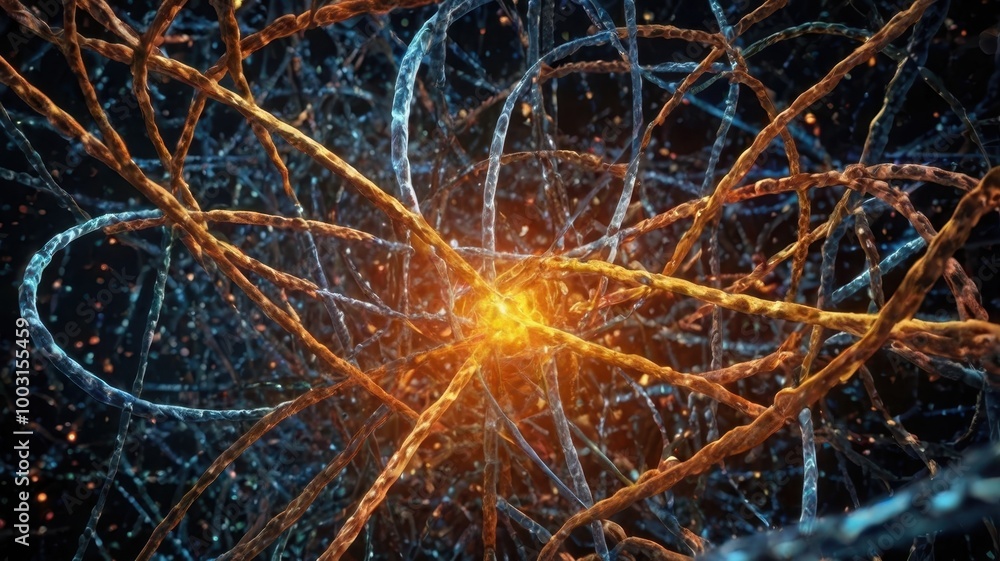 Poster exploring quantum entanglement and its impact on modern physics concepts
