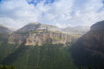 Ordesa Monte Perdido National Park, view. Pyrenees, Spain