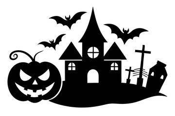 Set of Halloween simple icons