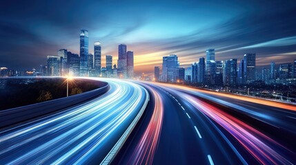 traffic at night