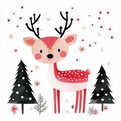 Colorful botanical illustrations featuring diverse leaf shapes and patterns on white background