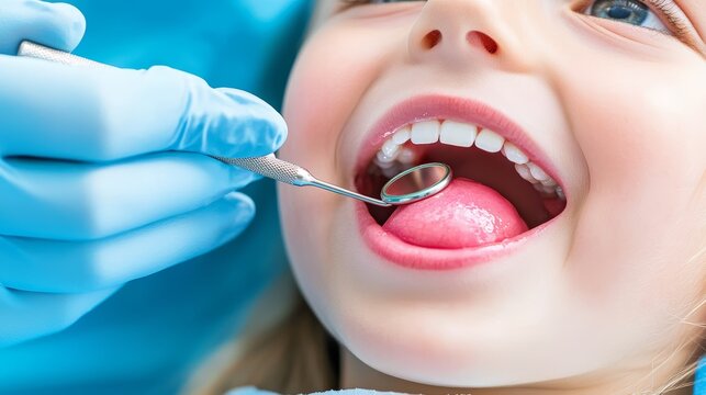 A dental professional performing frenectomy surgery, removing excess tissue to correct a lip or tongue tie and improve oral function.