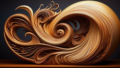 abstract background with swirls