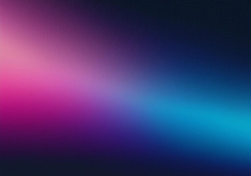 Dark gradient background blue magenta pink purple black colors, grainy texture effect, banner poster cover abstract design