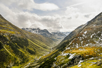 Flüela, Flüelatal, Flüelapass, Passstrasse, Alpen, Susch, Davos, Bergtal, Engadin, Graubünden,...