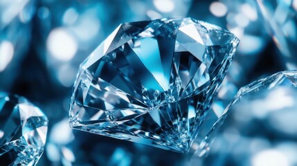 Sparkling Blue Diamond