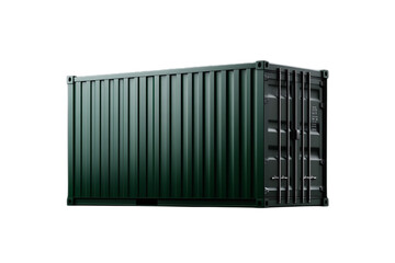Industrial container isolated on transparent background.	