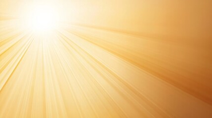 Golden rays radiate from the sun illuminating the sky with a warm and serene glow
