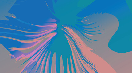 Obraz premium Abstract gradient poster background , vector cover background template with vibrant perspective geometric shapes collection. Ideal design for social media, cover, banner, flyer.