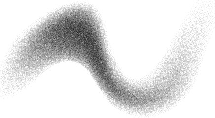 Dotwork abstract background, black grain texture, Abstract stipple sand effect, gradient backdrop from dots. Vector illustration.