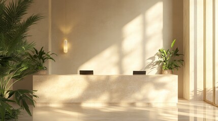 Serene Tropical Oasis: A Haven of Lush Greenery and Tranquil Ambiance