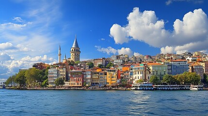 Experience the enchanting coastline of Istanbul from the Bosphorus, where historic landmarks meet vibrant urban life, creating the perfect backdrop for cultural exploration and unforgettable memories.