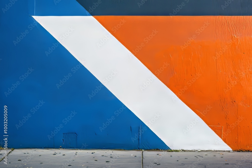 Poster the image shows a close-up of a colorful urban wall texture. abstract urban city background. the com