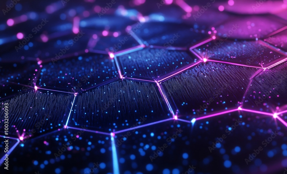 Poster the flow of cyber big data. blockchain data fields. network connect streams. ai technology, digital 