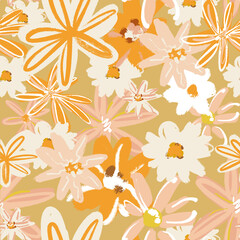 perfect pattern suitable for summer colors floral print