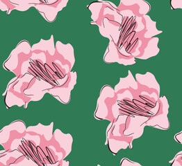 perfect pattern suitable for summer colors floral print