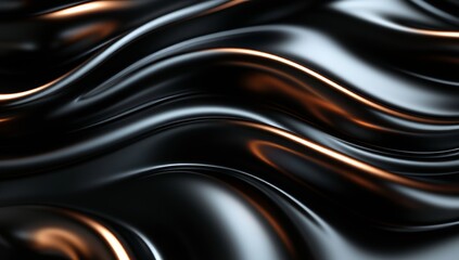 Luminous brown background with generative Al, with soft lines.