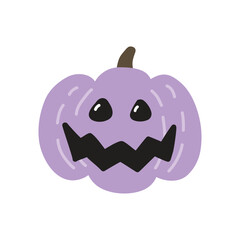 Collection of Halloween pumpkins icon. Vector illustration