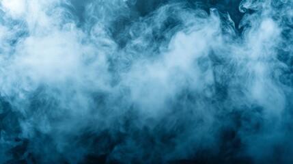 Naklejka premium Abstract smoke with blue tones, high detail, wallpaper