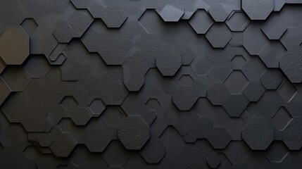 Fototapeta premium Wall background with diamond-shaped tiles. 3D render of futuristic, tiled wallpaper with polished, 3D blocks.