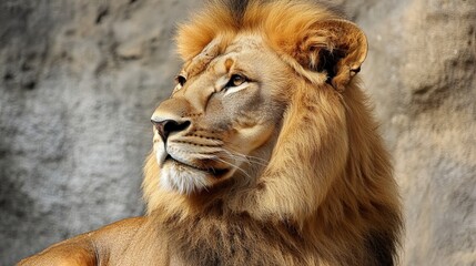 Obraz premium close up portrait of a lion