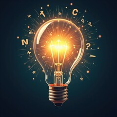 Creative Idea Lightbulb Concept