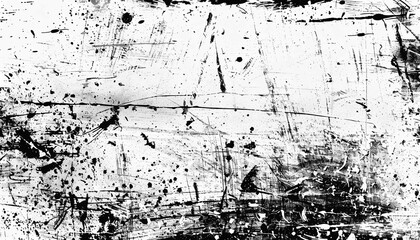 Black grunge weathered old vintage texture effect PNG transparent background isolated graphic resource cutout. Scratches, worn out, aged patina