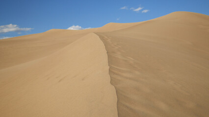Large sand dune at Great Sand Dunes National Park in Colorado, USA