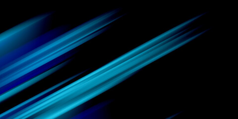  abstract blue and black  background with lines,  abstract modern blue background blur motion line speed