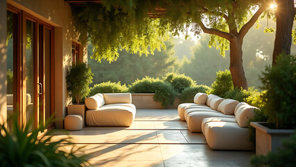 Green luxury outdoors