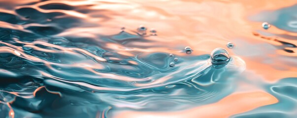 Close-up of water surface with ripples