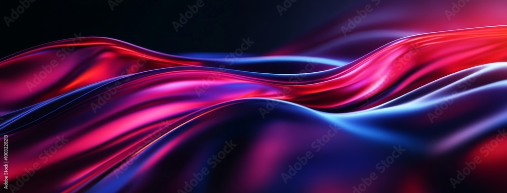 Poster the background has a dark background with colorful neon accents but the surface texture has undulati