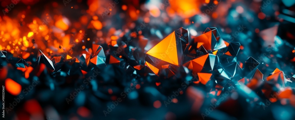 Aufkleber wallpaper for ultra wide monitors based on 3d graphics. custom technology rendering template.