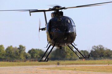 Helicopter in flight 