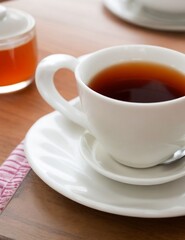 cup of tea with lemon